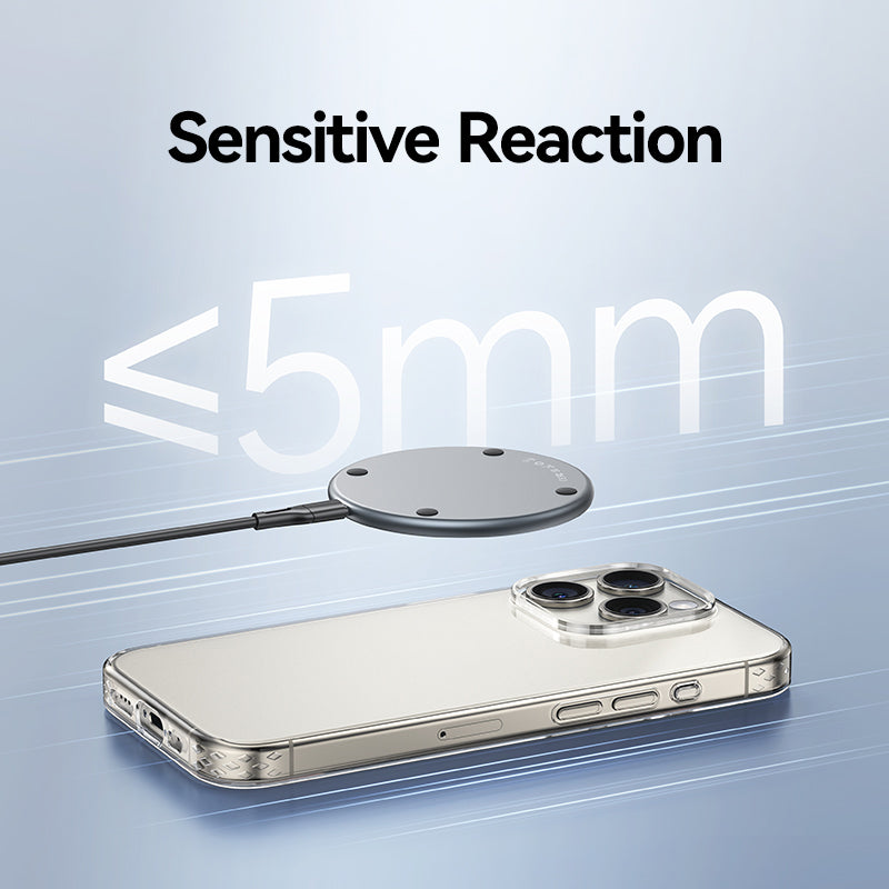 USAMS US-CD223 15W Ultra Slim Wireless Charger Aluminum Alloy Desktop Wireless Charging Pad USAMS US-CD223 15W Ultra Slim Wireless Charger Aluminum Alloy Desktop Wireless Charging Pad